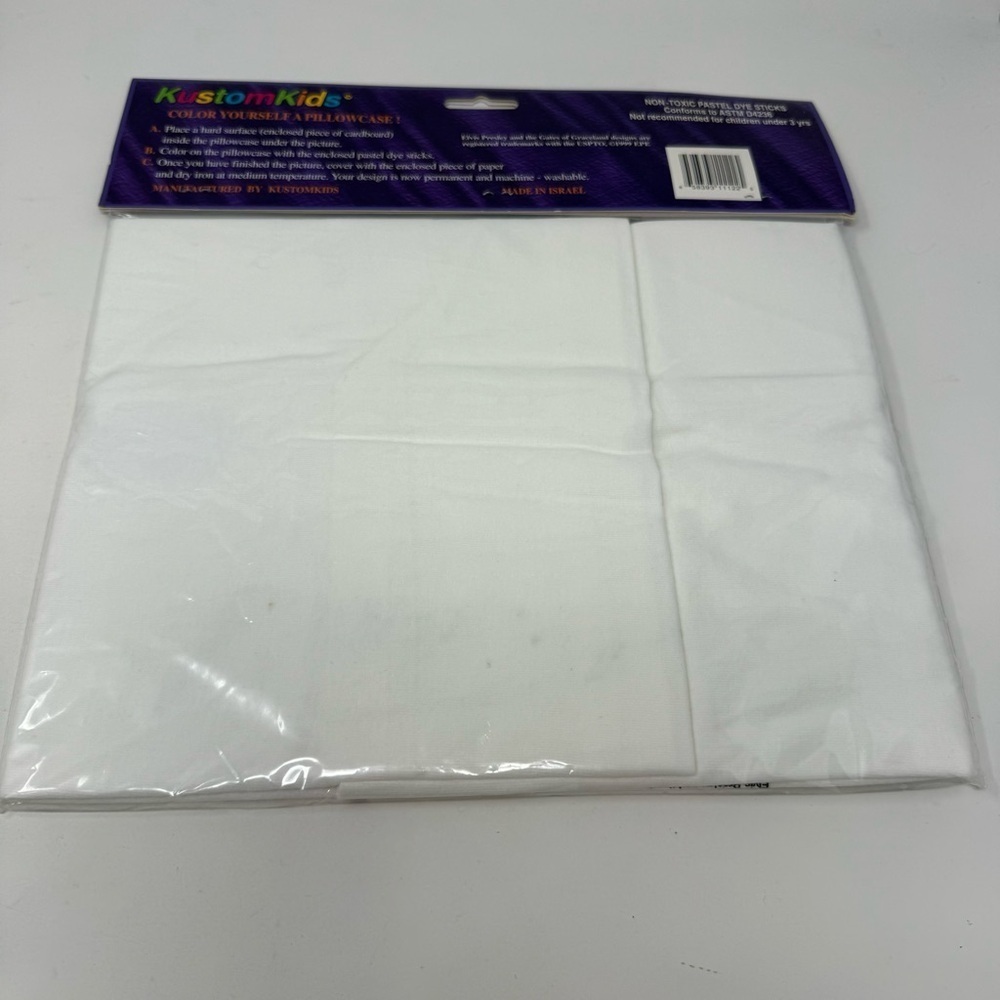 Vintage Elvis Presley Color My Dreams Pillowcase Art Kit by KustomKids NWT - Picture 4 of 8